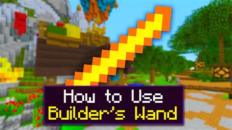 Builders wand minecraft  Thanks for the help!